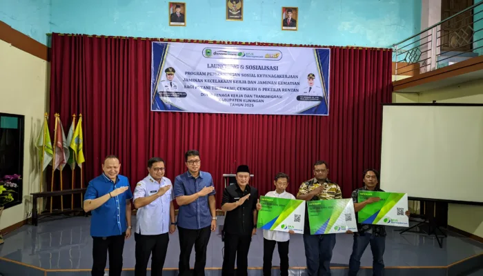 Ribuan Pekerja Rentan di Kuningan Terlindungi BPJS Ketenagakerjaan dari DBHCHT